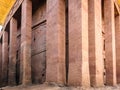 Ethiopia, Lalibela. Moniolitic rock cut church