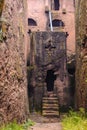 Ethiopia, Lalibela. Moniolitic rock cut church