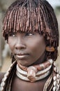 Ethiopia, Portrait of unidentified Hamer woman