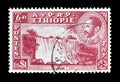 Ethiopia on postage stamps Royalty Free Stock Photo