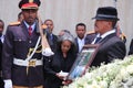 Ethiopia`s President Sahle-Work Zewde on a funeral service of Former Ethiopian President Dr. Negasso Gidada