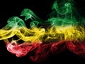 Ethiopia national smoke flag