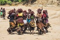 Ethiopia,Turmi village, Omo valley,Dancing Hamer