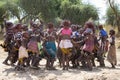 Ethiopia,Turmi village, Omo valley,Dancing Hamer