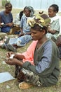 Portrait of woman of microcredit association