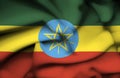 Ethiopia waving flag