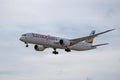 Ethiopian Airlines Boeing 787-9 Dreamliner About To Land Royalty Free Stock Photo
