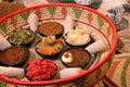 Ethiopian appetizer basket 2