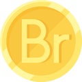 Ethiopian birr or Belarusian ruble coin icon