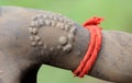 Ethiopian body scarification Royalty Free Stock Photo