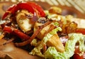 Ethiopian chicken Tibs Royalty Free Stock Photo