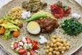 Ethiopian cuisine Royalty Free Stock Photo