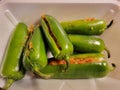 Ethiopian food or snack jalapeno stuffed with onion