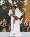 Ethiopian-Israeli Dancer in Karmiel, Israel