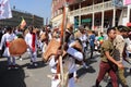 Ethiopian men and women celebrating the 123rd anniversary of Ethiopia`s victory of Adwa over the invading Italian force