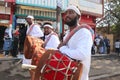 Ethiopian men and women celebrating the 123rd anniversary of Ethiopia`s victory of Adwa over the invading Italian force