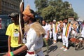 Ethiopian men and women celebrating the 123rd anniversary of Ethiopia`s victory of Adwa over the invading Italian force