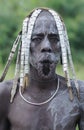 Ethiopian mursi woman