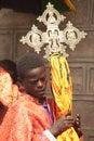 Ethiopian orthodox procession, in Ethiopia Royalty Free Stock Photo
