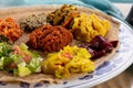 Ethiopian sampler Royalty Free Stock Photo
