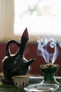 Ethiopian traditional coffee ceremony Royalty Free Stock Photo