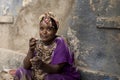 Ethiopian woman with coffee.