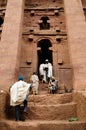 Ethiopians of orthodox faith in Lalibela