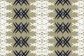 Ethnic abstract ikat art. Seamless pattern in tribal, folk embroidery, and Mexican style. Royalty Free Stock Photo