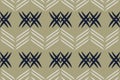 Ethnic abstract ikat art. Seamless pattern in tribal, folk embroidery, and Mexican style. Royalty Free Stock Photo