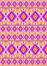 Ethnic abstract ikat art. Seamless pattern in tribal, folk embroidery, and Mexican style TRADITIONAL INDIAN