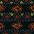 Ethnic afican seamless pattern Horizontal stripes colorful print for your textiles wrapping paper card digital clipart