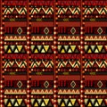 Ethnic african motifs geometrical pattern