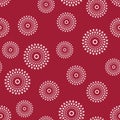 Ethnic bali pattern dress seamless wallpaper tribal background. Batik fabric ornament indonesia