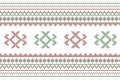 Ethnic balkan seamless pattern. South and East European embroidery . Traditional Bulgarian embroidery