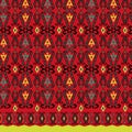 ethnic batik kalimantan seamless pattern 07