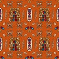 ethnic batik papua fabric pattern 080