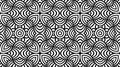 Ethnic black white indian pattern in doodling style. Abstract geometric texture of polygons and intertwined lines.