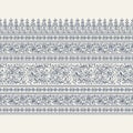 Ethnic blockprint seamless border