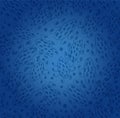 Ethnic Blue Seamless Pattern. Background Stylish Texture. Microbes