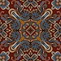 Ethnic bohemia fashion abstract indian pattern