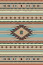 Ethnic boho geometric ornament. Vector seamless native pattern. Native Indian ornament. Mexican blanket, rug Royalty Free Stock Photo