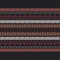 Ethnic boho ornamentDesign with manual hatching. Ethnic boho ornament. Seamless background.