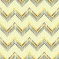 Ethnic boho seamless pattern. Scratches grunge zigzag texture. Retro motif.