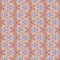 Ethnic boho seamless pattern. Tribal art, geometric print, border ornament. Background texture, wrapping, wallpaper