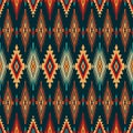 Ethnic boho seamless pattern. Tribal vector texture. Royalty Free Stock Photo