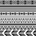 Ethnic boho tribal indian seamless pattern.