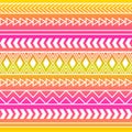 Ethnic boho tribal indian seamless pattern set. Royalty Free Stock Photo