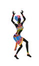 Ethnic dance african woman