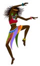 Ethnic dance african woman