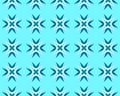 Ethnic drawing Modern floral pattern element The beautiful oriental pattern on a blue background close-up.Texture or background Royalty Free Stock Photo